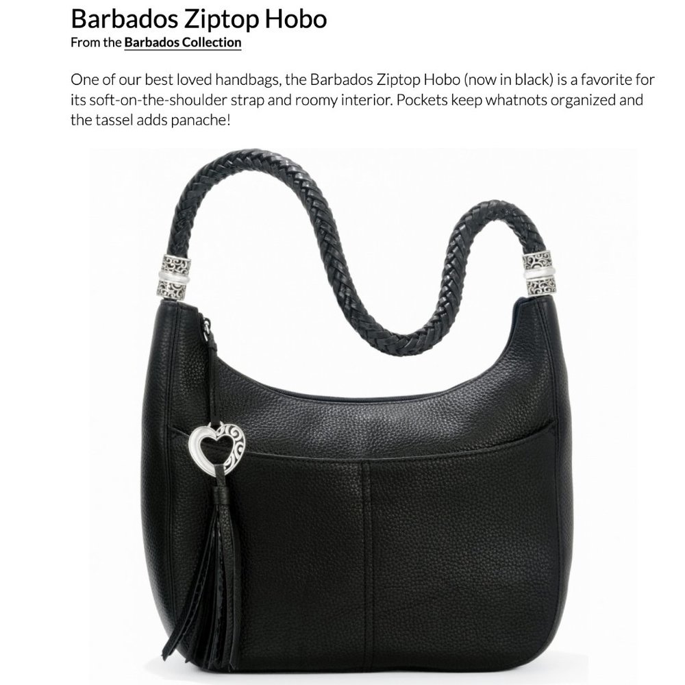 Brighton Barbados Black with Multi-colored Strap